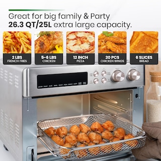 Foto 6 | Freidora y Horno Tostador con Calefacción Infrarrojos Val Cucina 10 en 1 - Venta Internacional