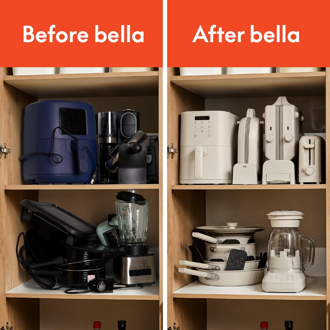 Foto 8 pulgar | Air Fryer Bella 4qt Slim Evergood Cerámica Antiadherente - Venta Internacional