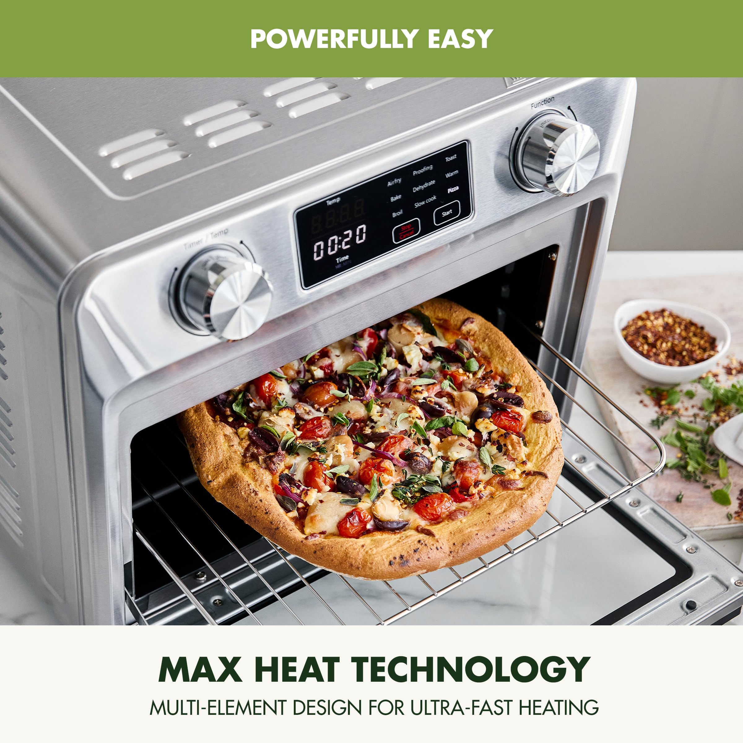 Foto 6 pulgar | Horno Air Fry Greenpan Bistro de Acero Inoxidable 9 en 1 - Venta Internacional