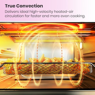 Foto 3 | Horno Tostador Air Fryer Val Cucina Estilo Retro 10 en 1 Rosa - Venta Internacional