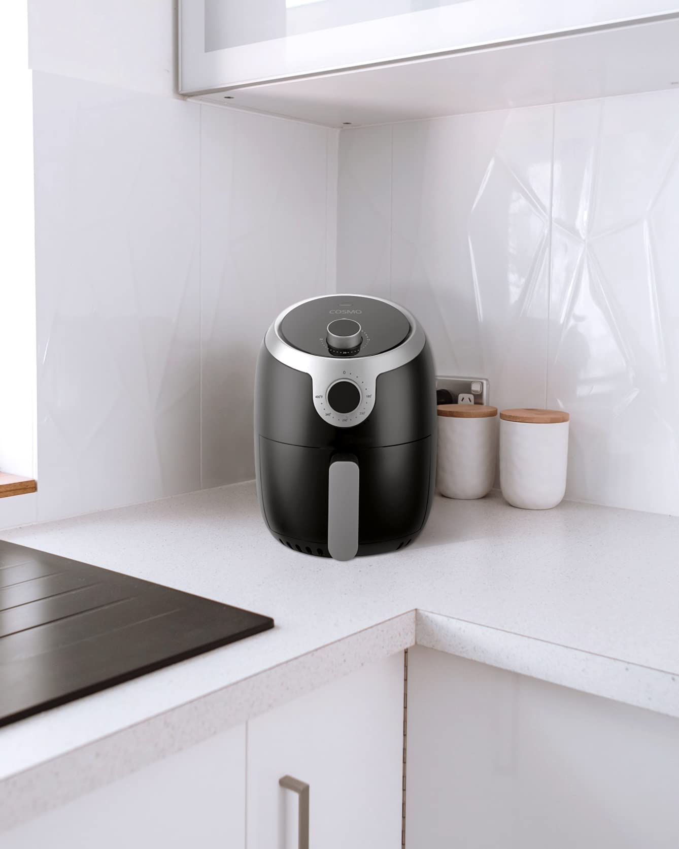Foto 3 pulgar | Freidora de Aire Cosmo 2.3 L 1000 w con Control de Temperatura - Venta Internacional