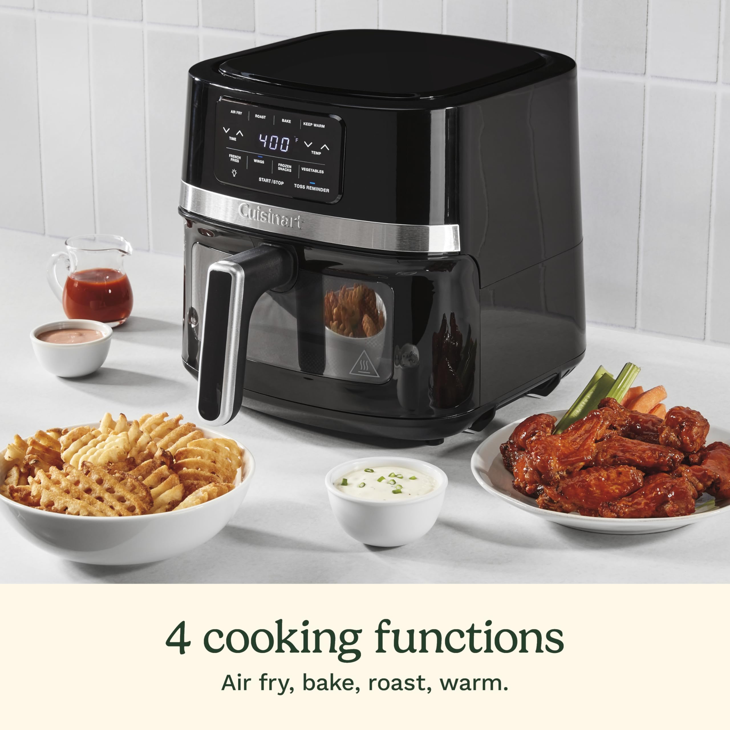 Foto 2 | Horno Air Freyer Cuisinart Air-160 4,5 L 4 Ajustes Preestablecidosn Acero Inoxidable - Venta Internacional