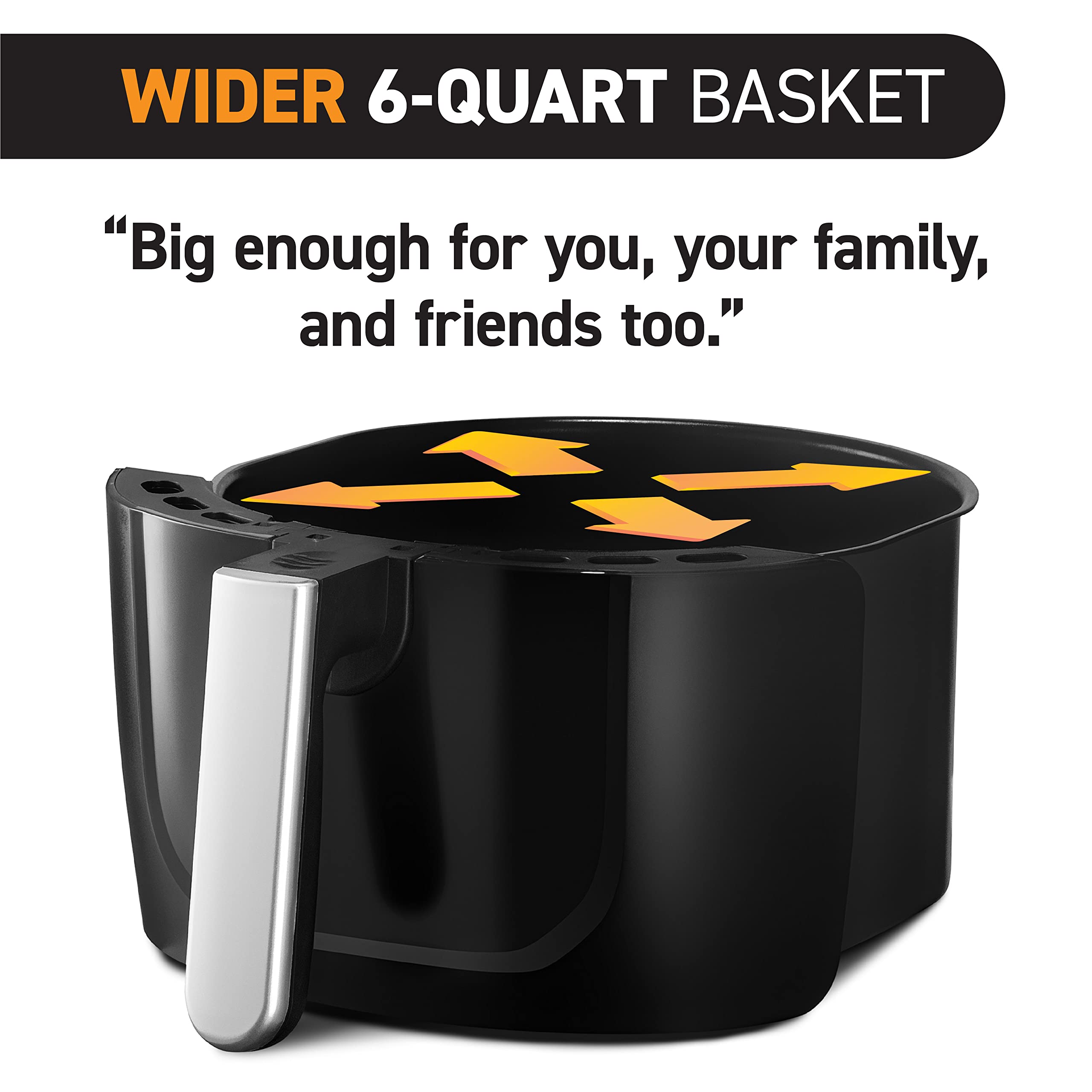 Foto 3 pulgar | Horno Air Freyer Gourmia Fry Force Gaf686 6l 1500w Negro - Venta Internacional
