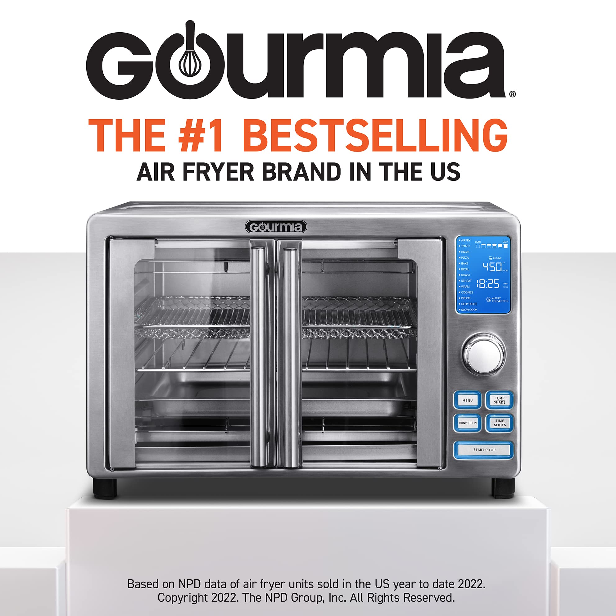 Foto 2 | Horno Tostador Y Freidora Gourmia Gtf7520 - Venta Internacional
