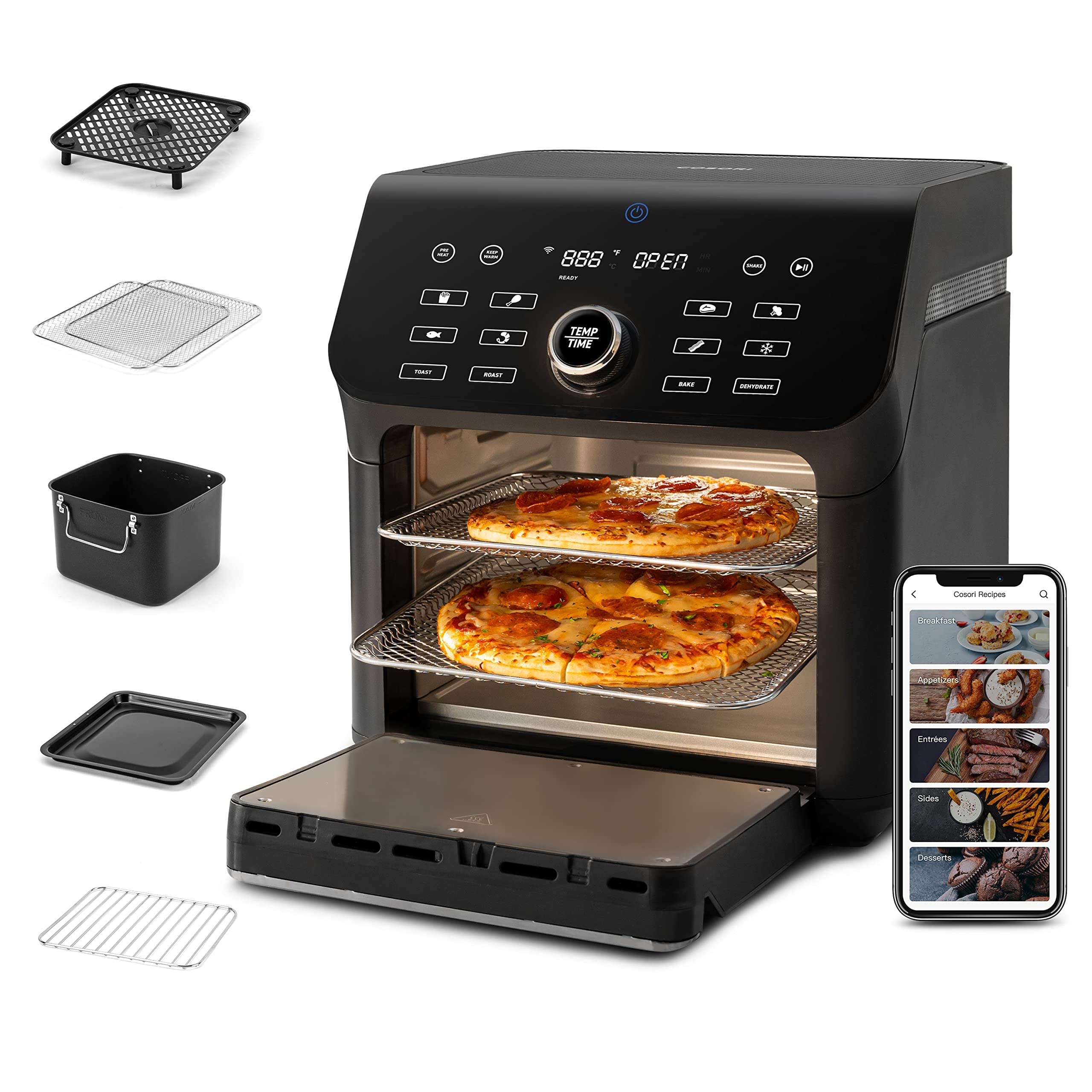 Foto 2 pulgar | Horno Tostador Air Fryer Cosori 10 l 14 en 1 - Venta Internacional