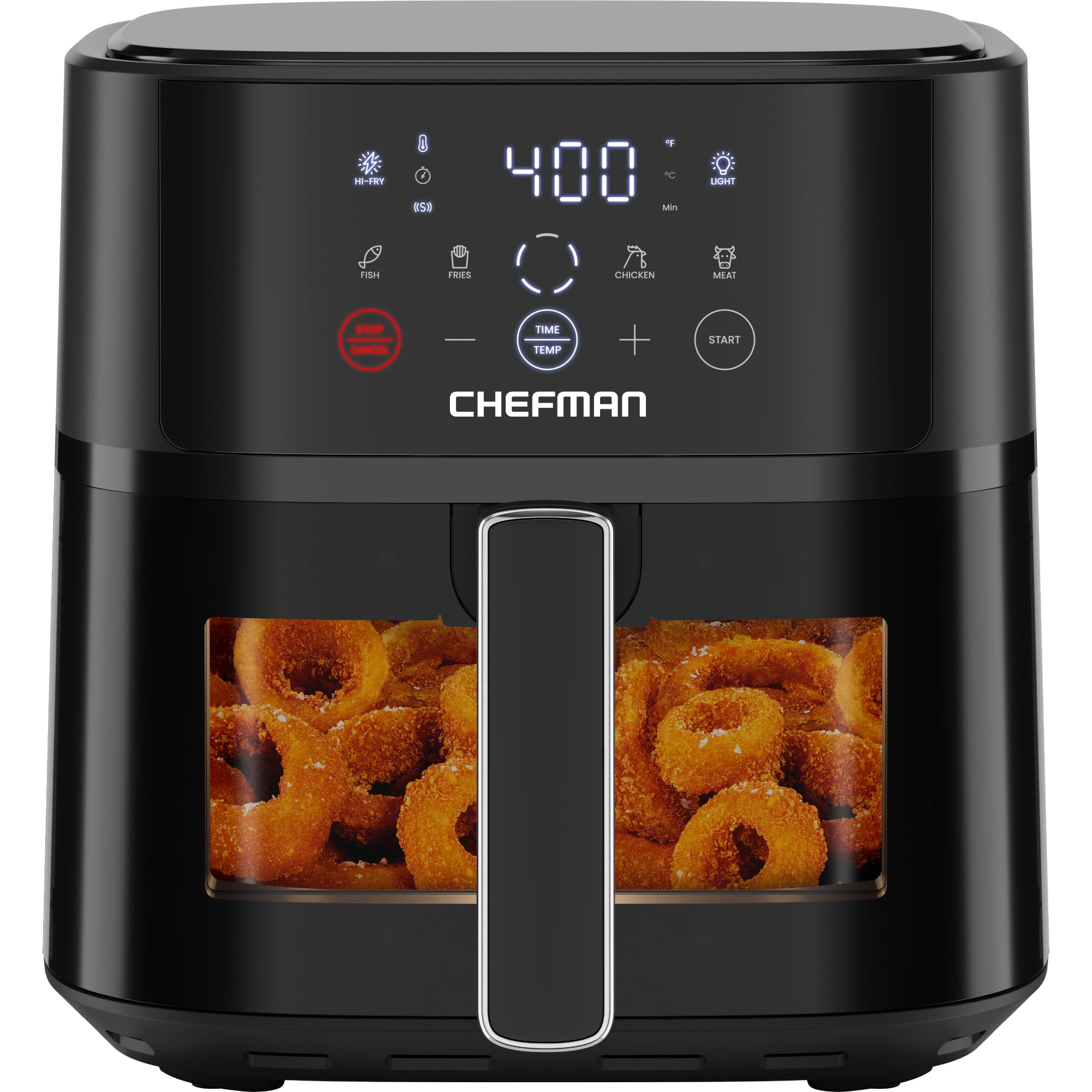 Foto 2 pulgar | Freidora Chefman 6 l Tecnología Hi-fry 1700 W Negro - Venta Internacional