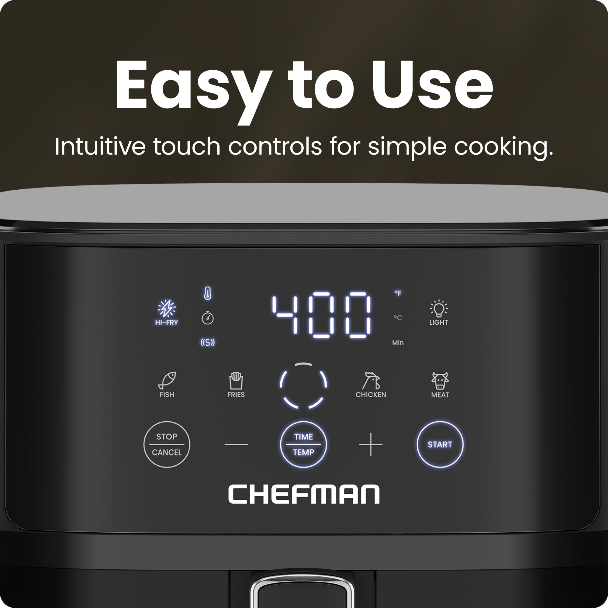 Foto 5 pulgar | Freidora Chefman 6 l Tecnología Hi-fry 1700 W Negro - Venta Internacional