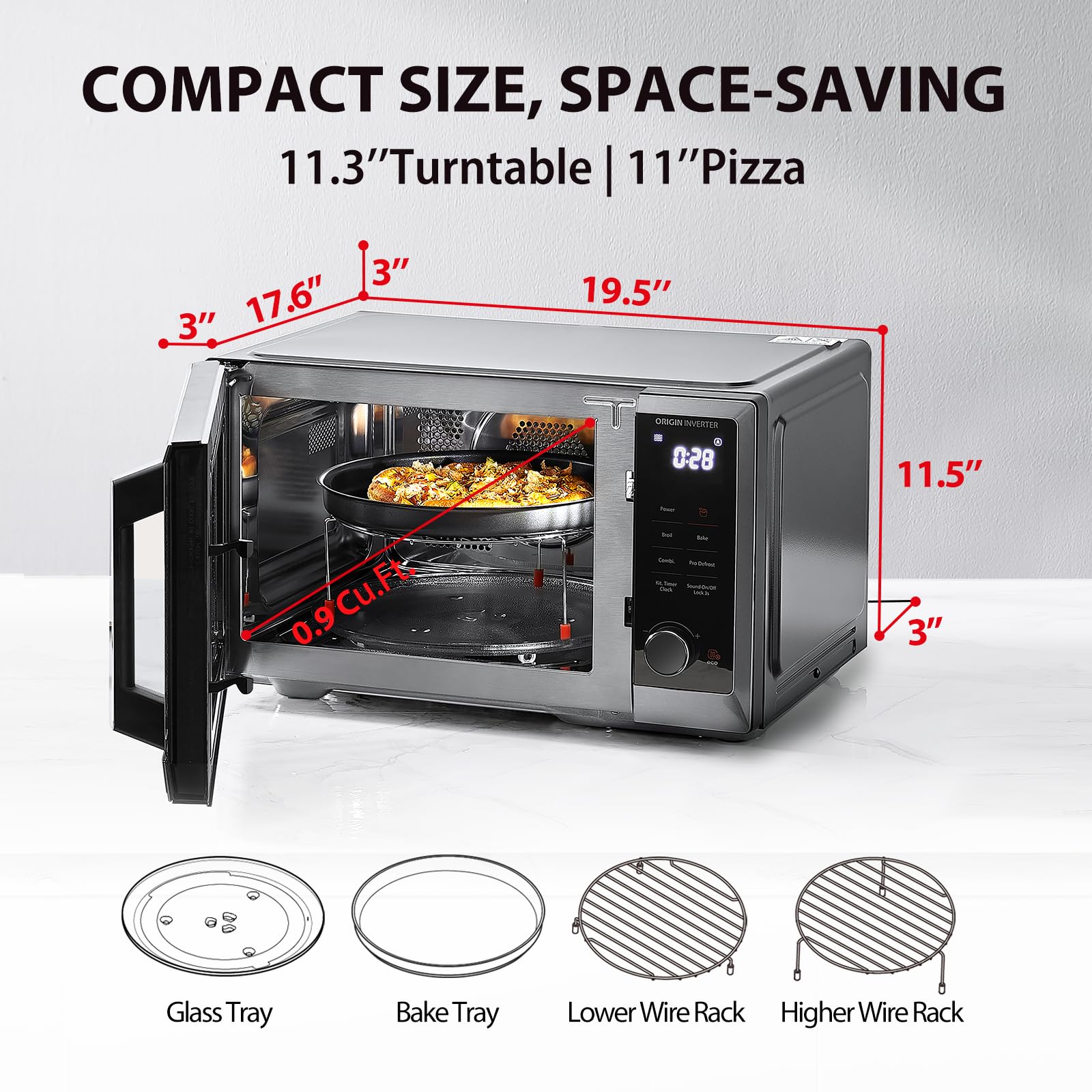 Foto 7 pulgar | Horno Microondas Toshiba Master Series 6 En 1 Inversor 1800w - Venta Internacional.