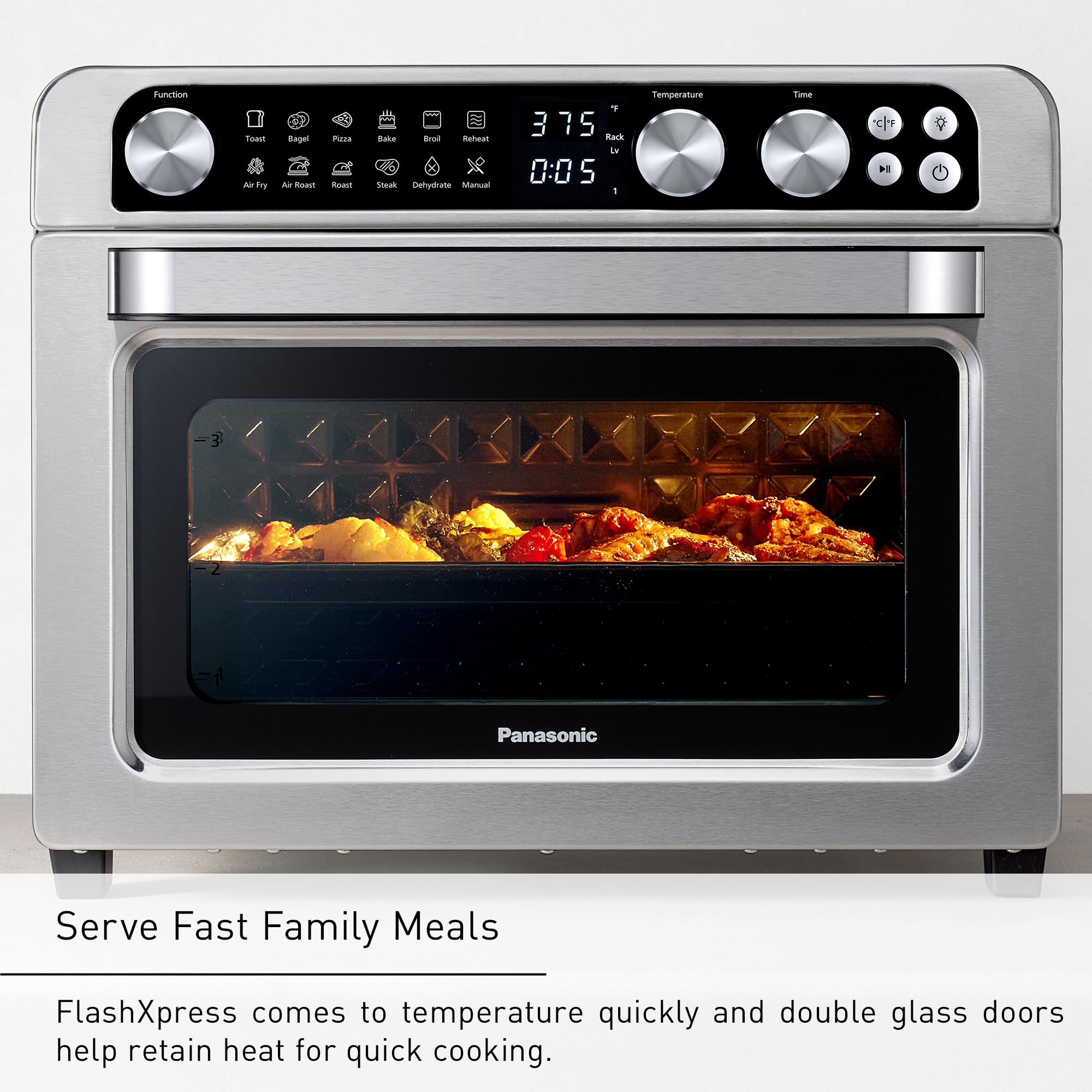 Foto 5 pulgar | Horno Tostador Air Fryer Panasonic Nb-g211p 1800w 11 Presets - Venta Internacional