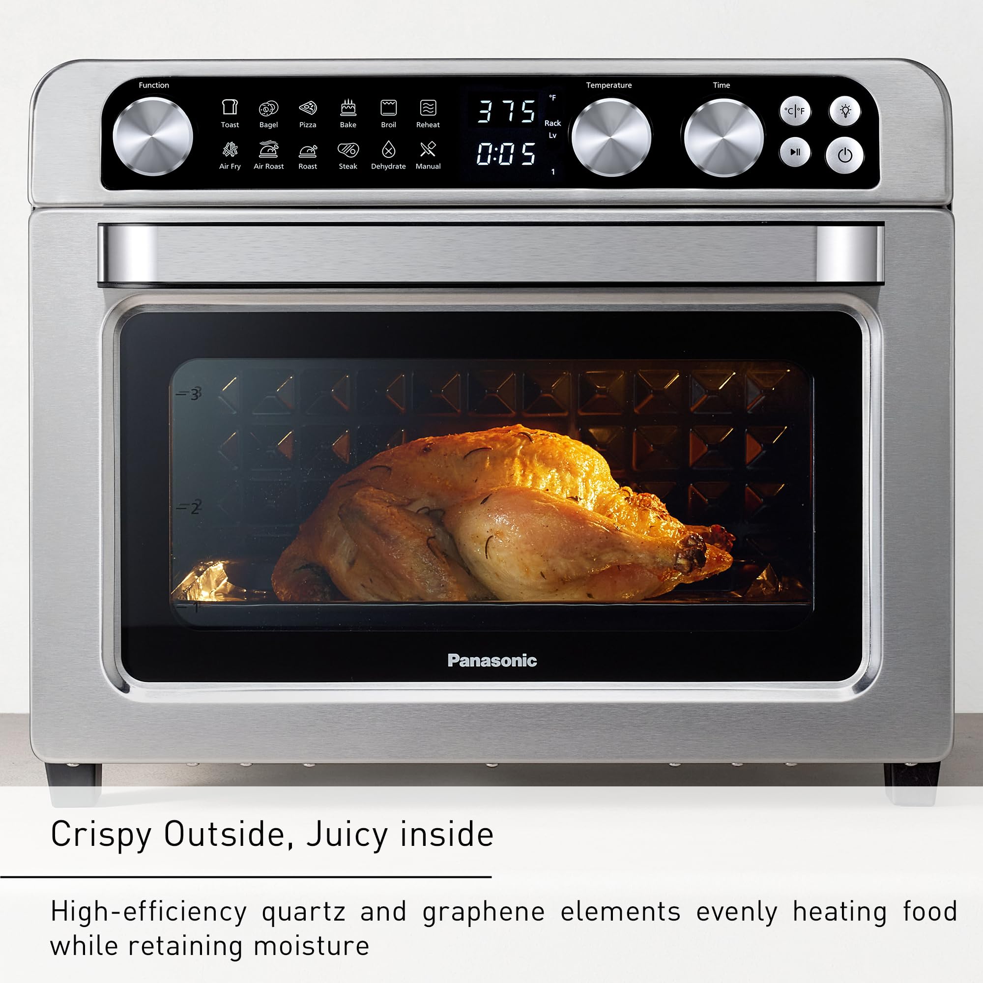 Foto 6 pulgar | Horno Tostador Air Fryer Panasonic Nb-g211p 1800w 11 Presets - Venta Internacional