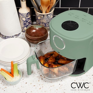 Foto 4 | Cesta De Vidrio Air Fryer Cook With Color, 4 L, 1200 W, Apta Para Lavavajillas - Venta Internacional.