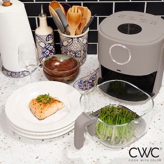 Foto 6 | Air Fryer Cook Con Color, 1200 W, 4 Litros, Cesta De Vidrio Con Diseño Elegante - Venta Internacional.