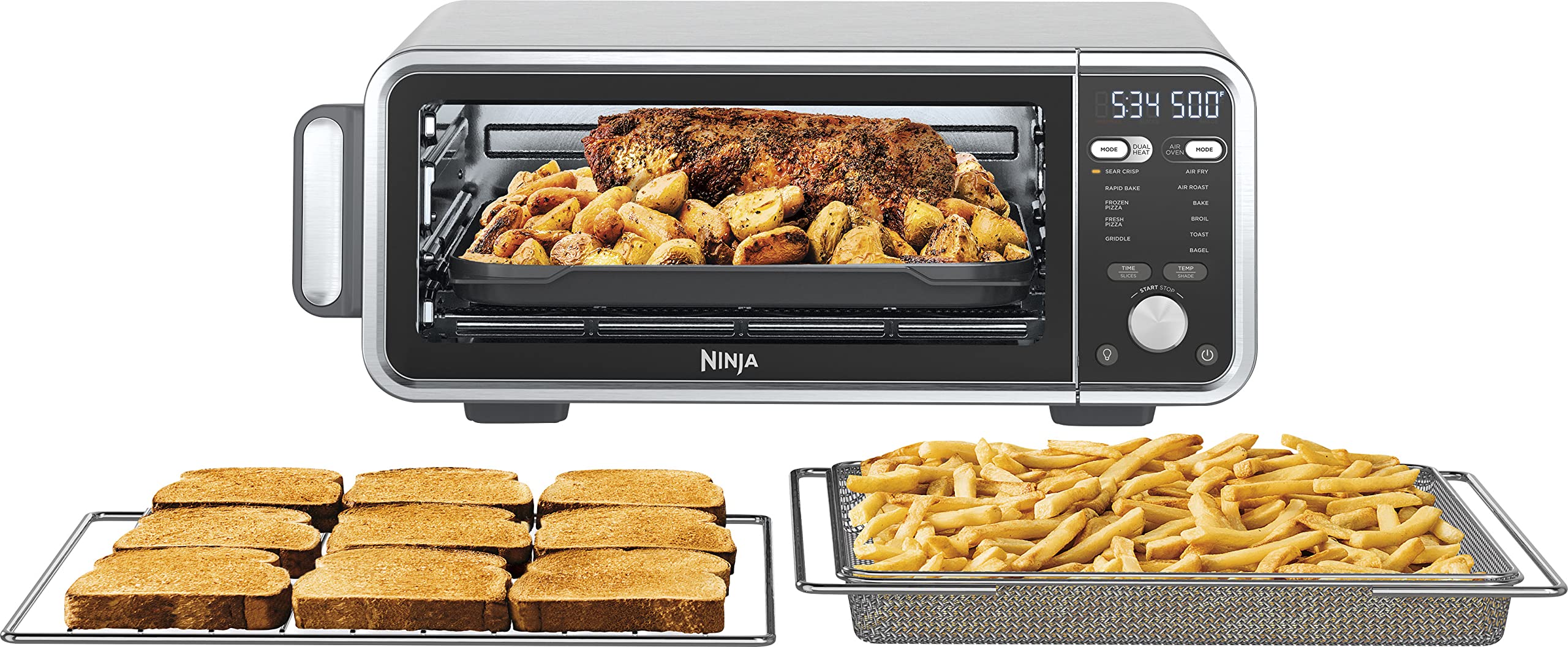 Foto 2 pulgar | Reacondicionado Horno Tostador De Convección Para Encimera Ninja Ft301 Dual Heat - Venta Internacional.