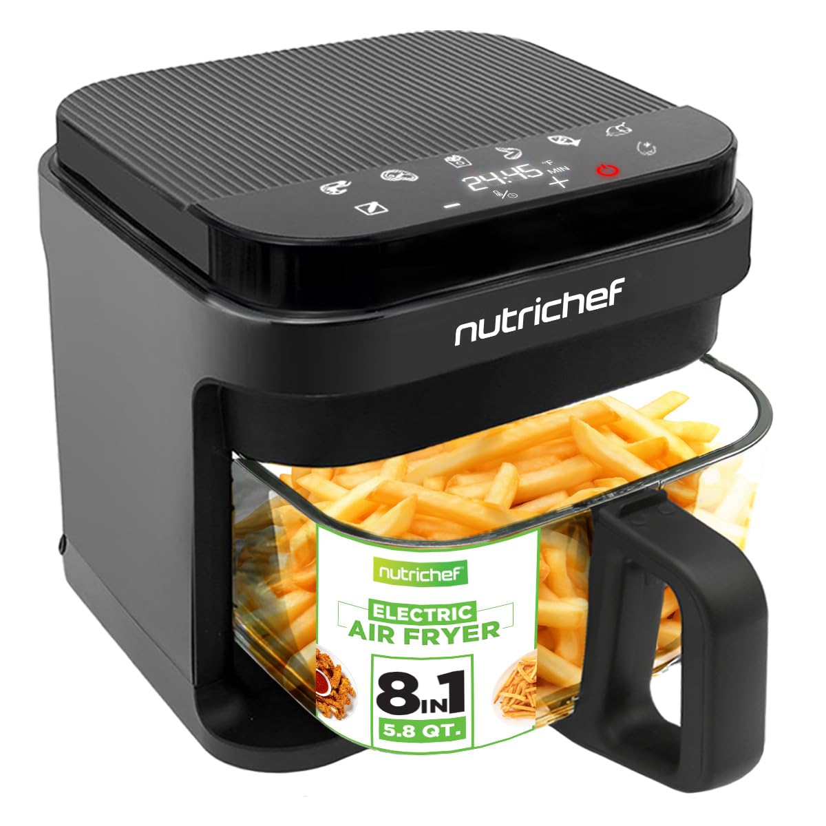 Foto 2 pulgar | Freidora de Aire Nutrichef de 1200 w-Venta Internacional