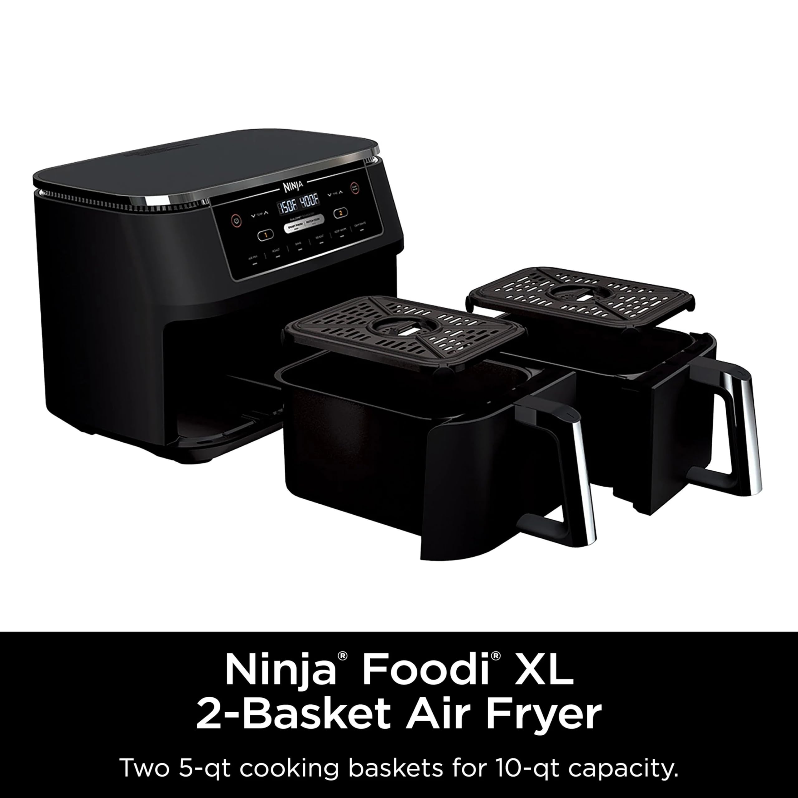 Foto 2 | Freidora de Aire Ninja R-AD300CO Foodi 10 L 2 Cestas 6 en 1 - Venta Internacional