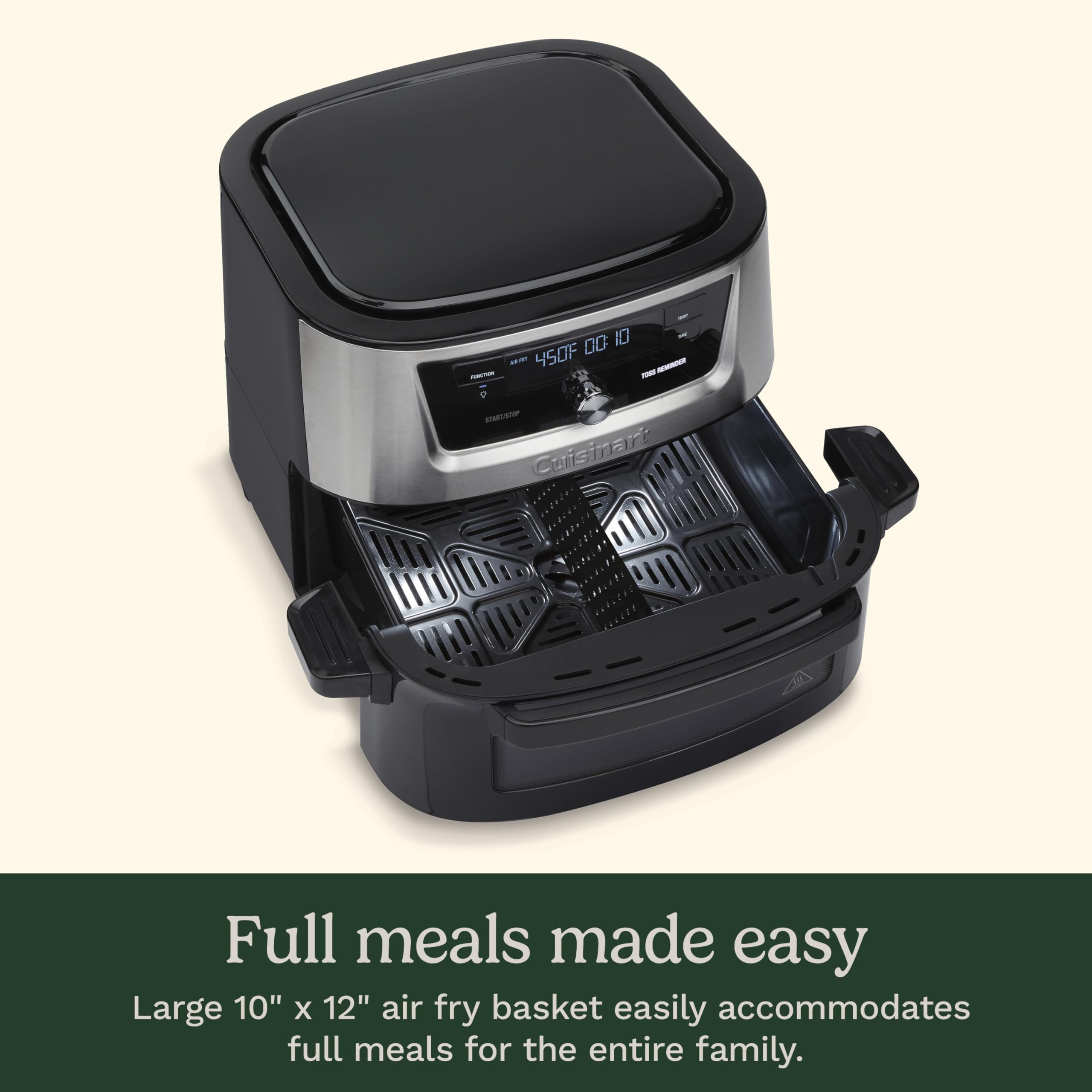 Foto 4 pulgar | Freidora de Aire Cuisinart Airx-221 9l 6 Presets Acero Inoxidable - Venta Internacional