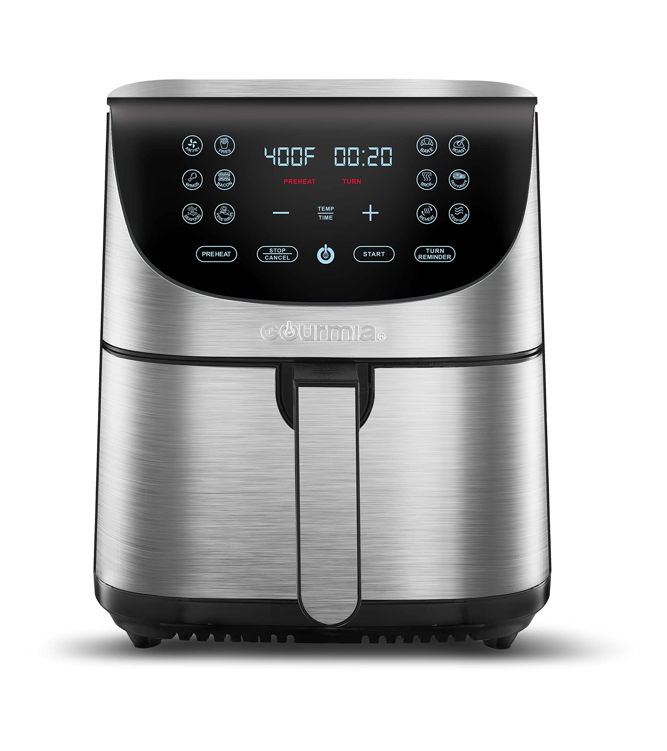 Foto 2 pulgar | Freidora de Aire Gourmia Gaf778 7 L 1700w 12 Presets Negro - Venta Internacional