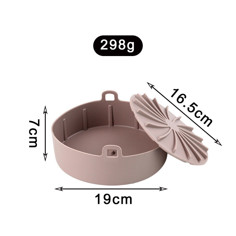Foto 2 pulgar | Accesorios Para Ollas De Silicona Para Freidora Gjg, 19 Cm, Color Marrón - Venta Internacional.