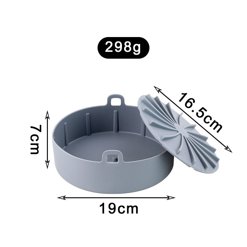 Foto 4 pulgar | Accesorios Para Ollas De Silicona Para Freidora Gjg, 19 Cm, Color Marrón - Venta Internacional.