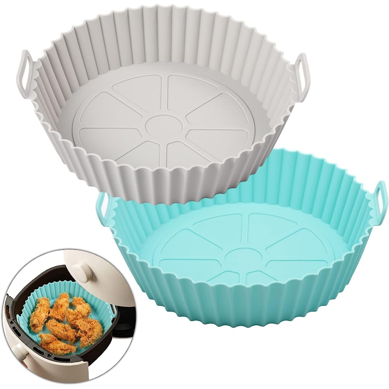 Foto 2 pulgar | Paquete de 2 Moldes de Silicona para Air Fryer de 3 Cuartos - Venta Internacional