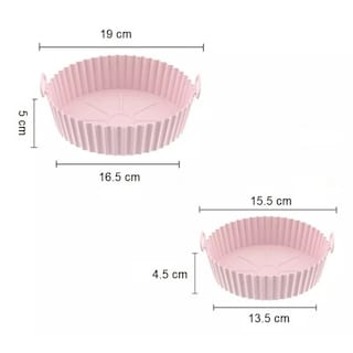Foto 5 | Paquete de 2 Moldes de Silicona para Air Fryer de 3 Cuartos - Venta Internacional