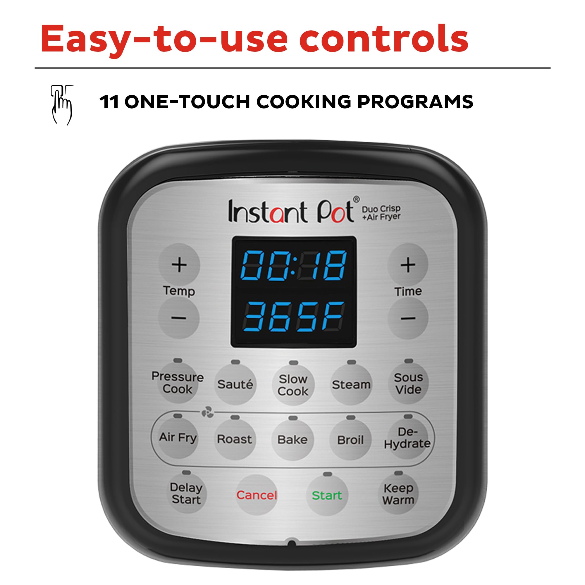 Foto 6 pulgar | Freidora y Olla a Presión Eléctrica Instant Pot Duo Crisp 11 en 1, 6 Litros - Venta Internacional