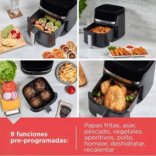 Foto 5 pulgar | Freidora De Aire Purifry Black+decker De 5.5 L Negro