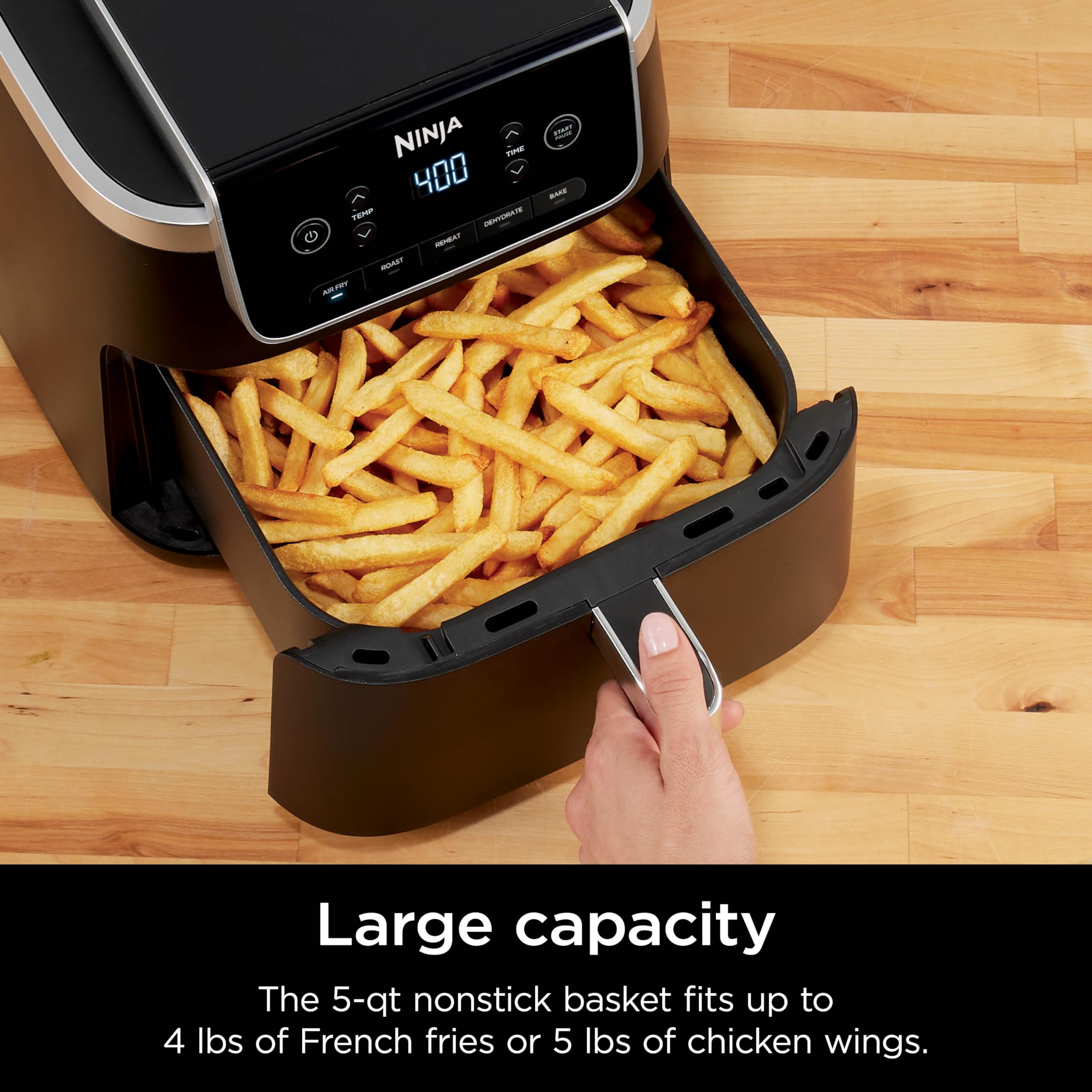 Foto 4 pulgar | Air Fryer Ninja Pro 5 en 1, 5 Litros Gris Af142 - Venta Internacional