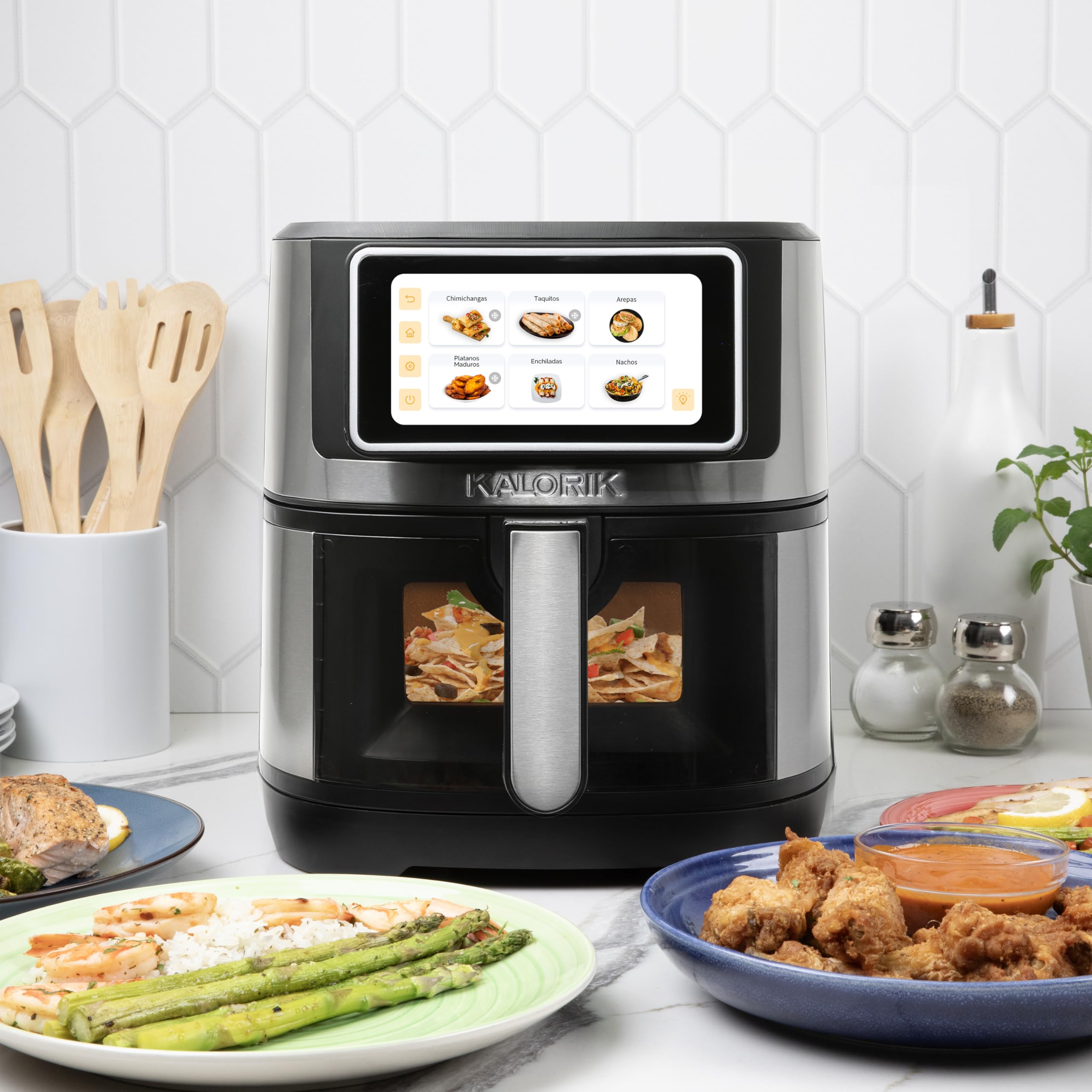 Foto 2 | Freidora Kalorik Vivid Touch Series 5l 1500w De Acero Inoxidable - Venta Internacional.