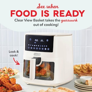 Foto 3 | Freidora de Aire Dash Tasti-Crisp Clear View 7 L - Venta Internacional