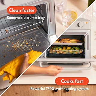 Foto 3 | Horno Tostador Air Fry Bella Air Fry 7 Preset 1700 W Oatmilk - Venta Internacional