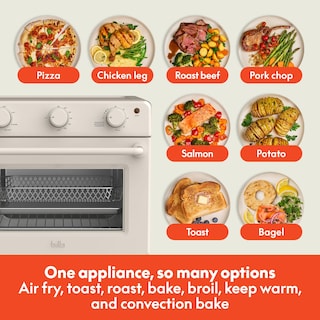 Foto 4 | Horno Tostador Air Fry Bella Air Fry 7 Preset 1700 W Oatmilk - Venta Internacional