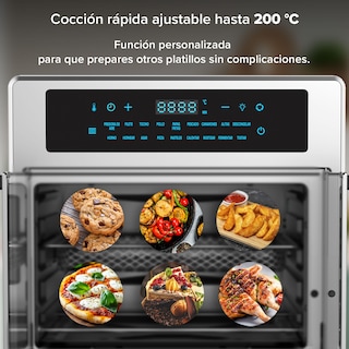 Foto 5 | Freidora de Aire y Horno Tostador Convección Avera 24 L Hpf01 Gris