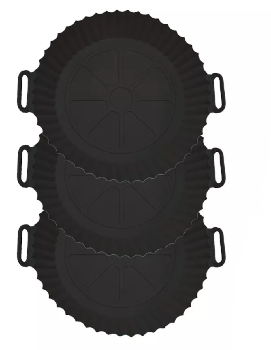 Foto 3 pulgar | Moldes de Silicona para Freidora de Aire 3 Piezas + Termo Güish