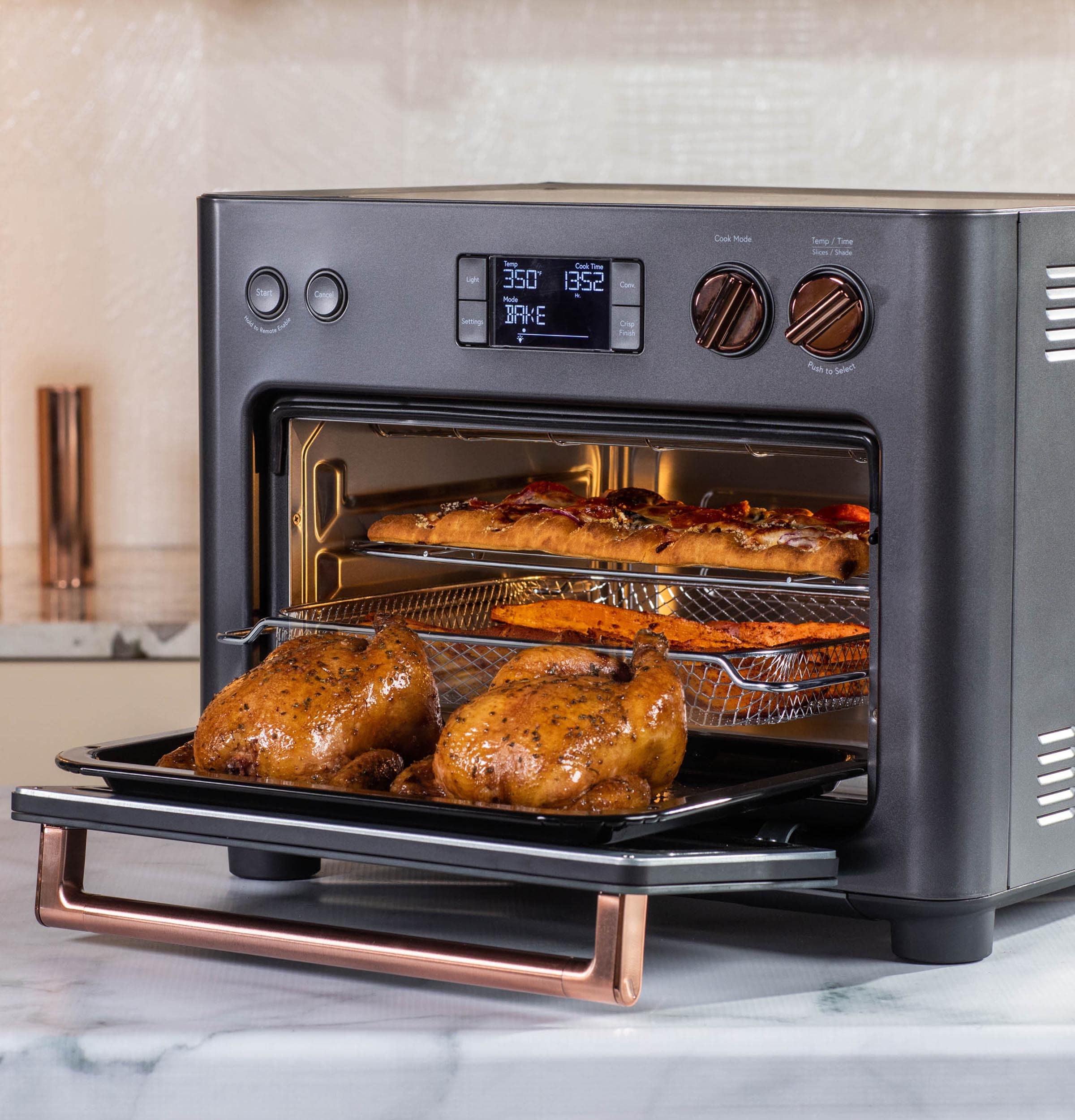 Foto 4 pulgar | Horno De Sobremesa Café Couture, 14 Modos De Cocción, Wifi, Negro Mate - Venta Internacional.