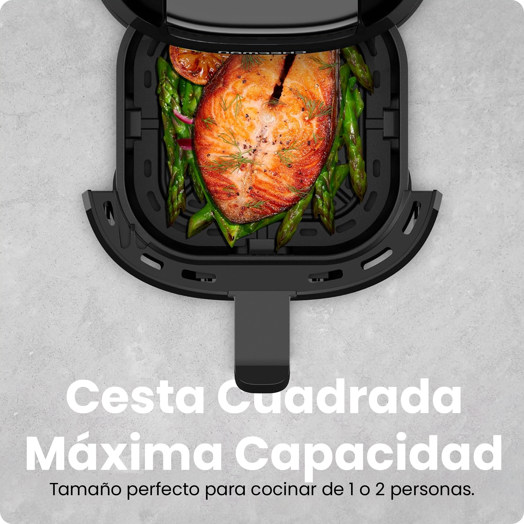 Foto 4 pulgar | Mini Freidora Chefman Digital Negro