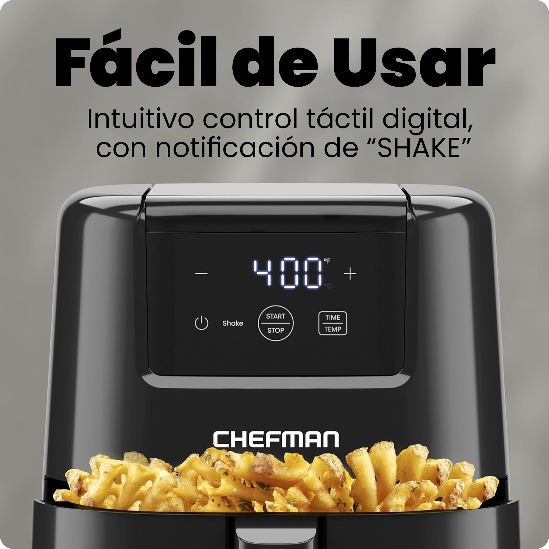 Foto 6 pulgar | Mini Freidora Chefman Digital Negro