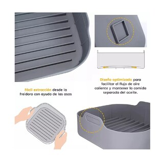 Foto 3 | Molde de Silicona Reutilizable Lab.G para Freidora con Accesorios