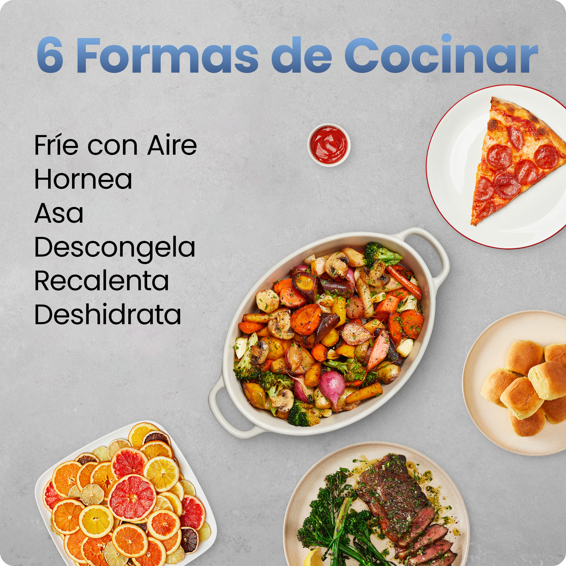 Foto 5 pulgar | Chefman - Turbofry Freidora De Aire 6 En 1 – 7 Q
