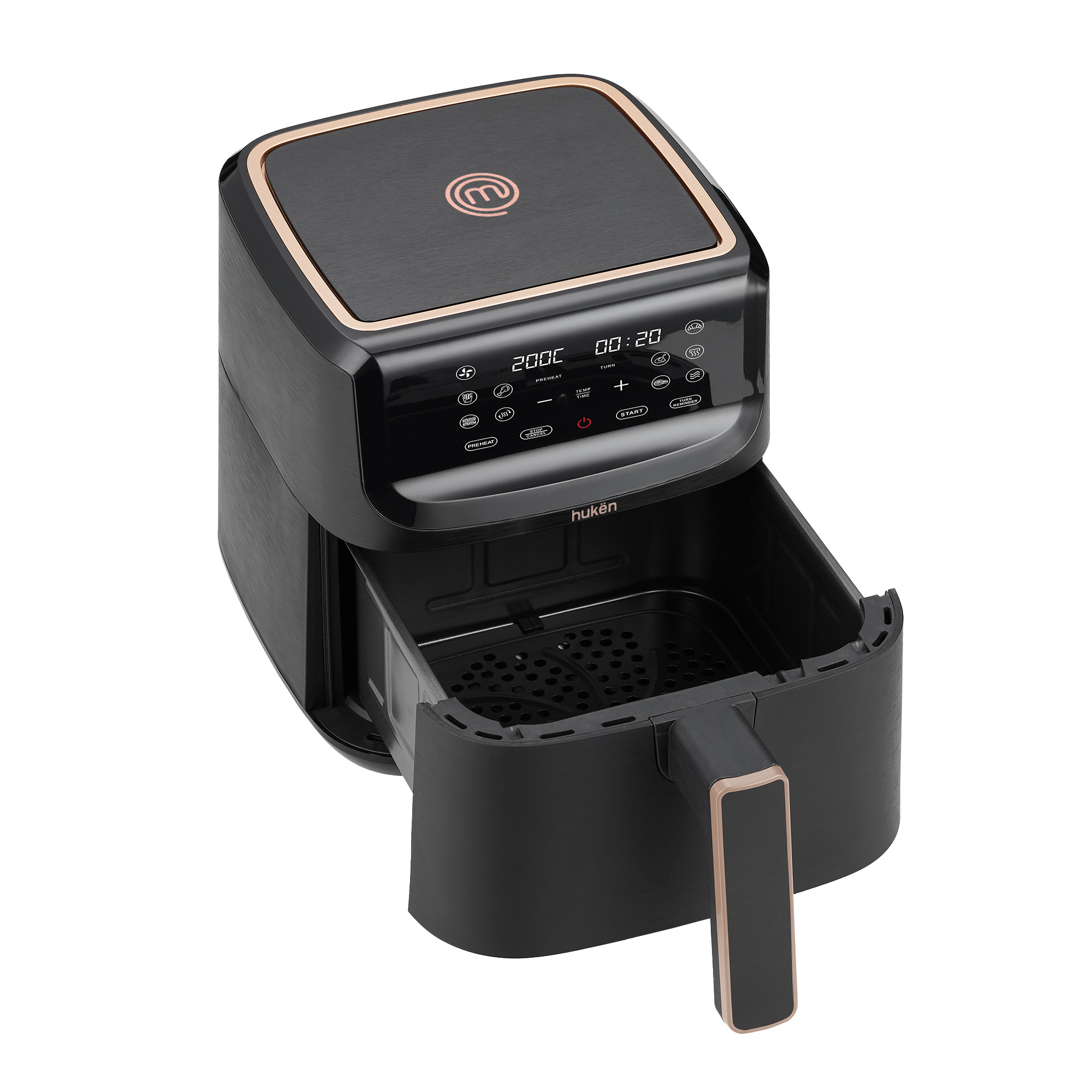 Foto 3 pulgar | Freidora De Aire Multifuncional Stylepro 8l Masterchef By Huken Mk-af-8dtv2 Negro Touch