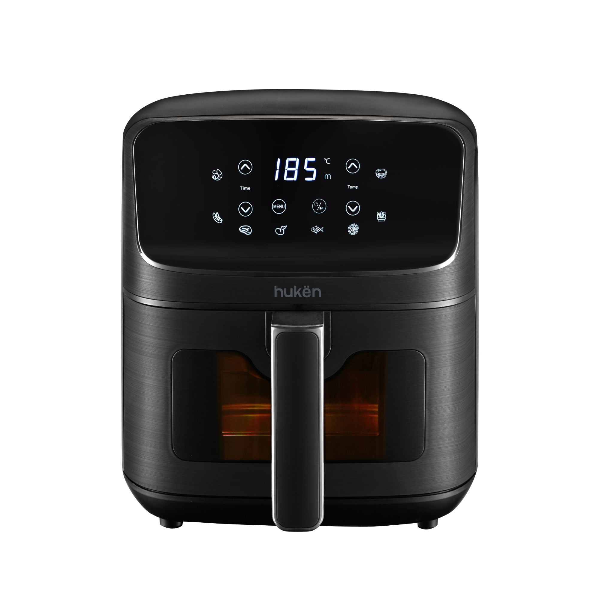Foto 2 pulgar | Freidora De Aire Multifuncional Ligth-view 4.5l Masterchef By Huken Mk-af-45black Negro Matte