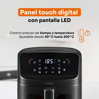 Foto 5 | Freidora De Aire Multifuncional Ligth-view 4.5l Masterchef By Huken Mk-af-45black Negro Matte