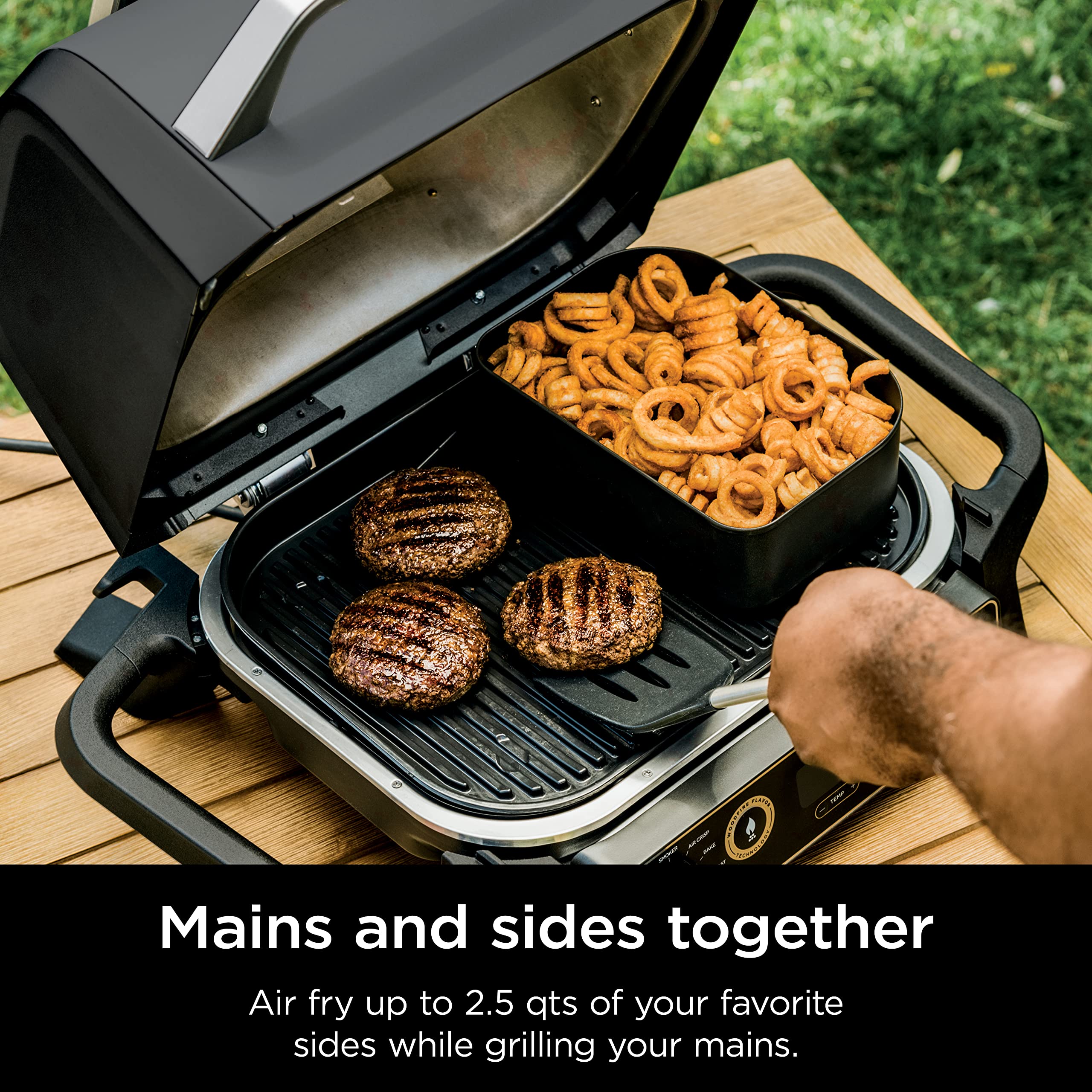 Foto 4 pulgar | Cesta Crisper Ninja Xskcrspbkt Woodfire De 2,5 L De Capacidad, Color Negro - Venta Internacional.
