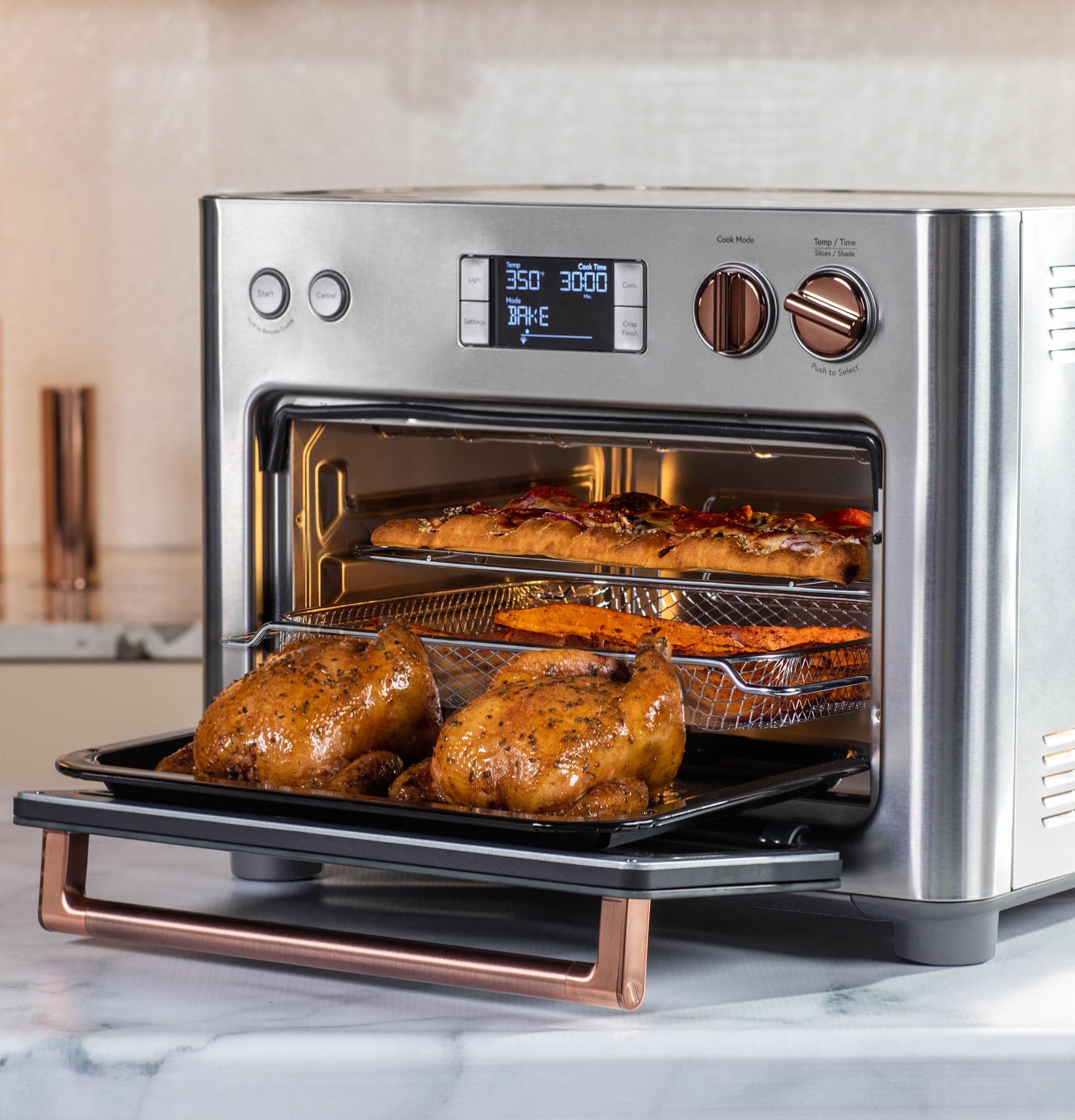 Foto 3 pulgar | Horno Eléctrico Café con Pantalla Lcd-Venta Internacional