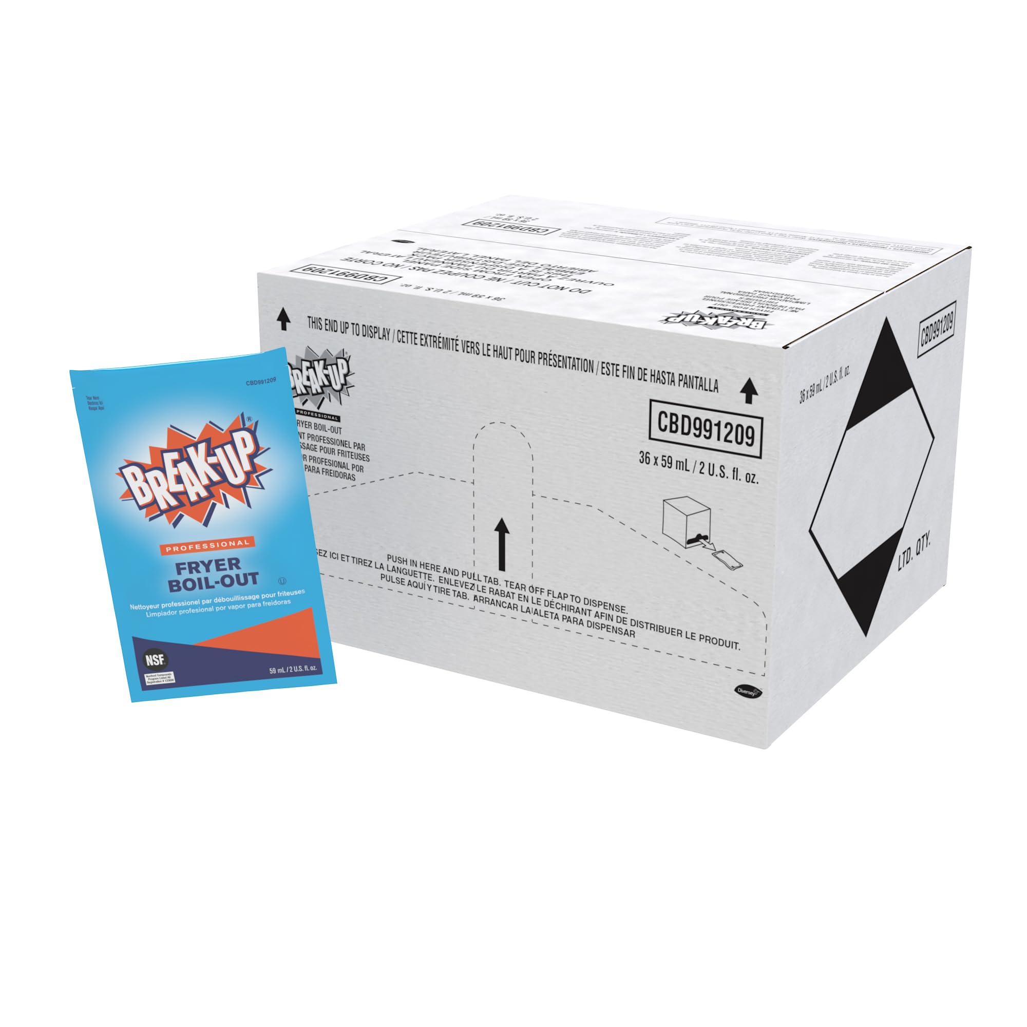 Foto 1 | Freidora Boil-out Diversey Break-up Professional, 2 Ml, Paquete De 36 - Venta Internacional.