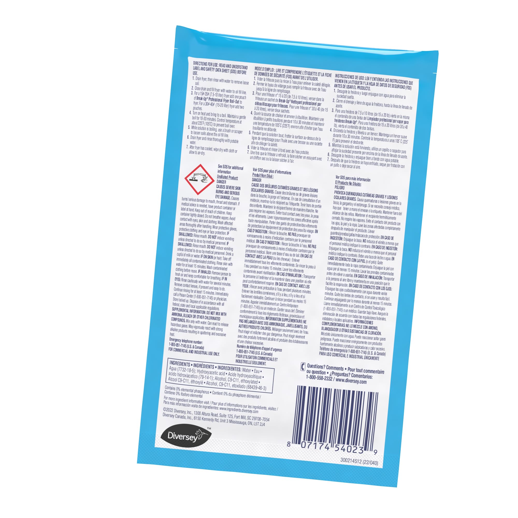 Foto 7 pulgar | Freidora Boil-out Diversey Break-up Professional, 2 Ml, Paquete De 36 - Venta Internacional.