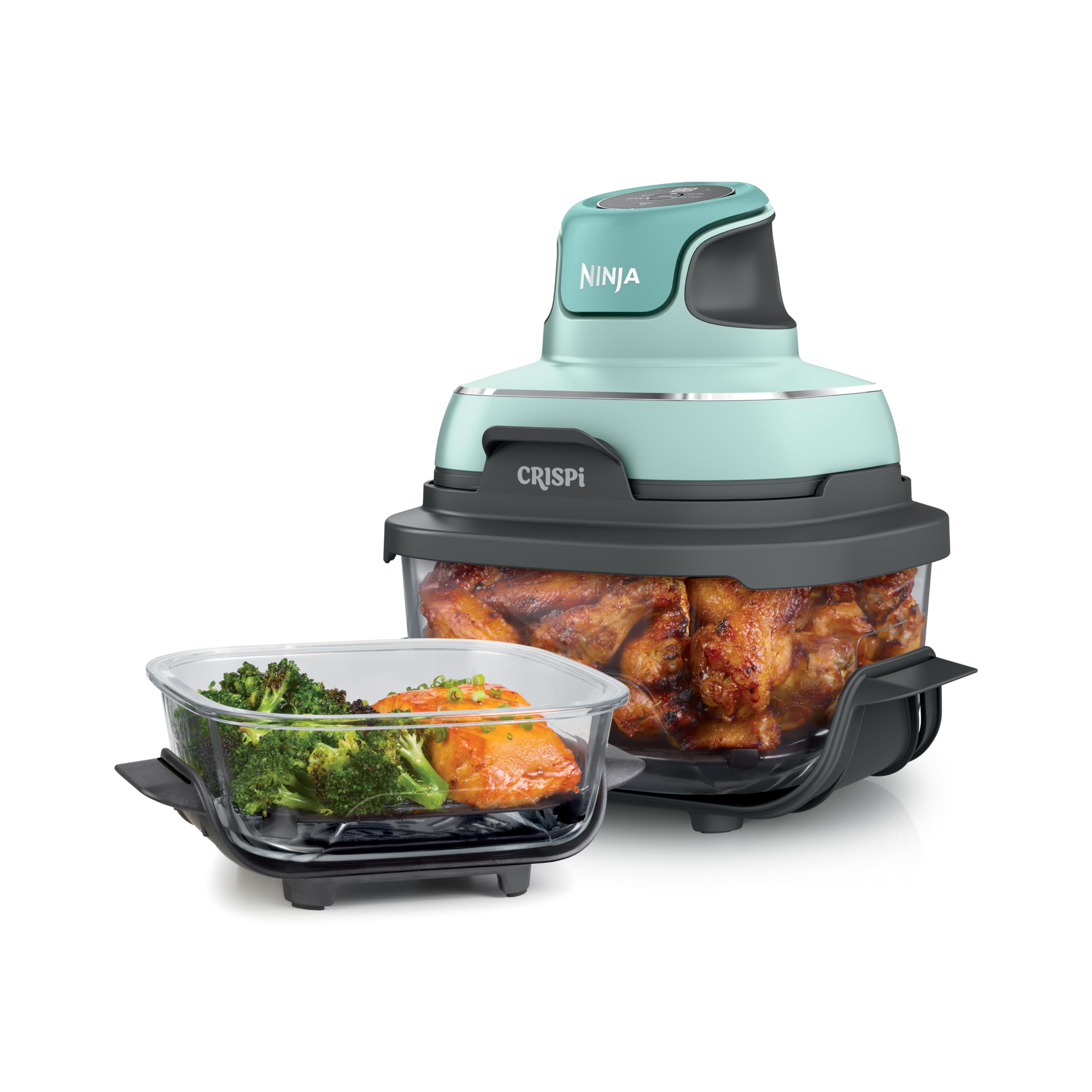 Foto 2 pulgar | Sistema De Cocción Air Fryer Ninja Crispi 4 En 1, Vidrio De 4 Litros Y 1,4 Litros - Venta Internacional.