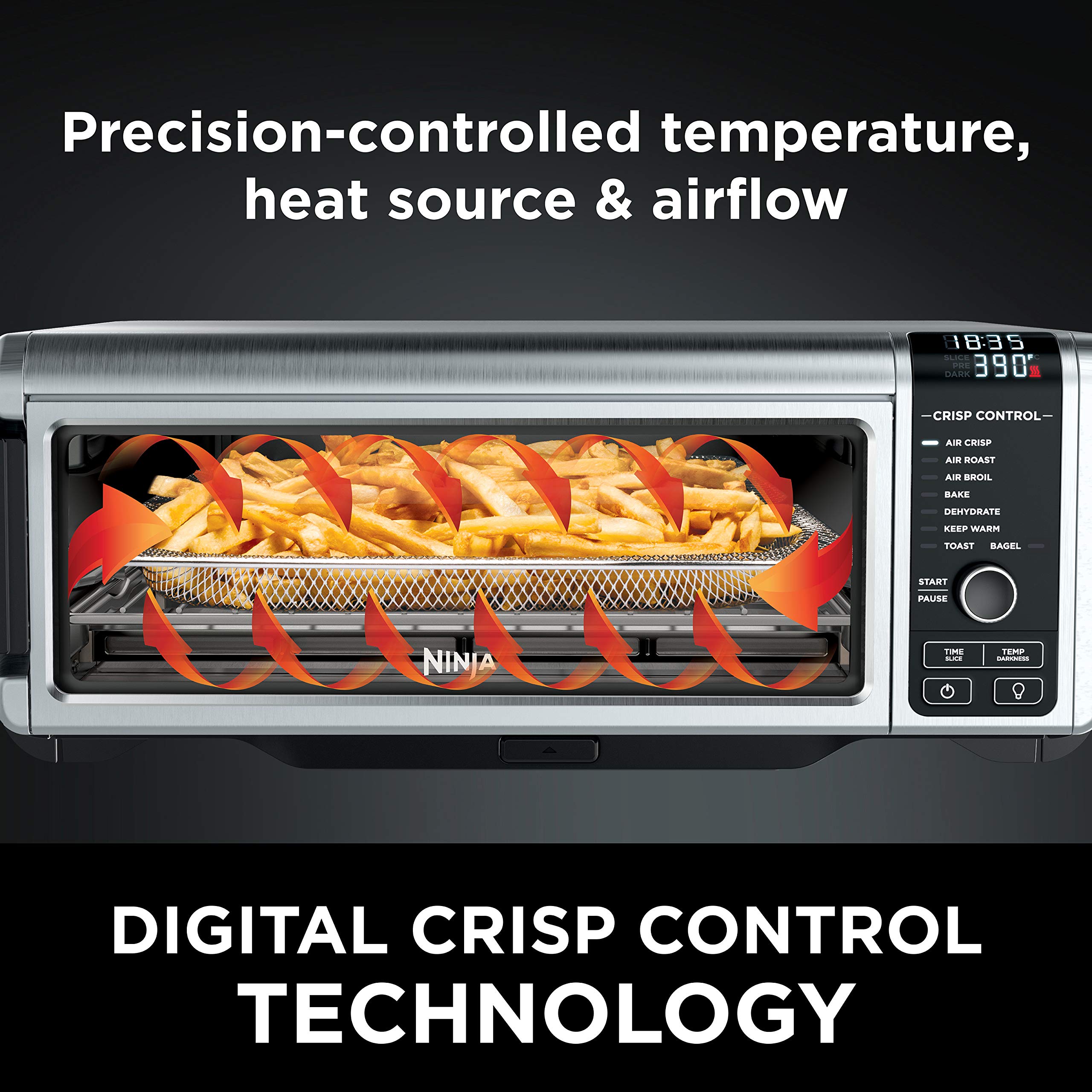 Foto 5 pulgar | Horno De Sobremesa Air Fry Ninja Sp101 8 En 1 Plateado - Venta Internacional.