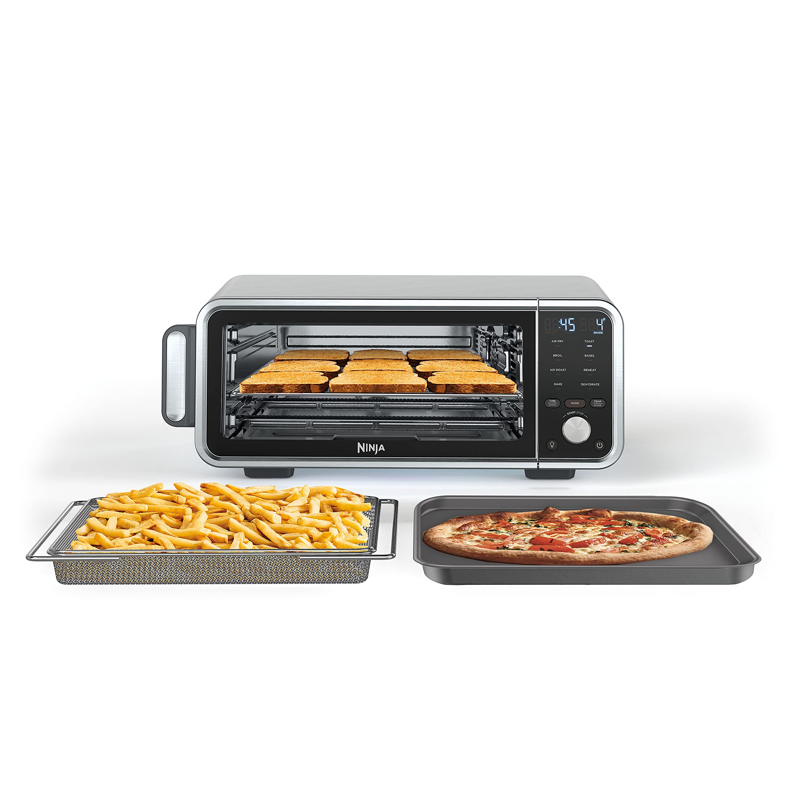 Horno Air Fryer Ninja Sp201 Digital 8 En 1  Capacidad Xl  Plateado - Venta Internacional.