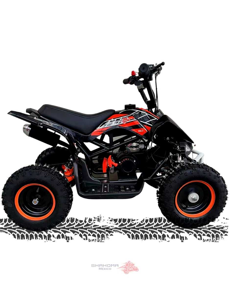 Foto 3 pulgar | Minicuatrimoto Shahoma México Atv03 color Negro